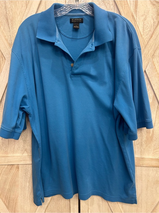 Harold Powell Other - Harold's Teal-Blue Short Sleeve Polo
